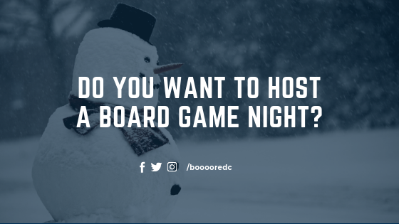 Do you Want to host a board game night?