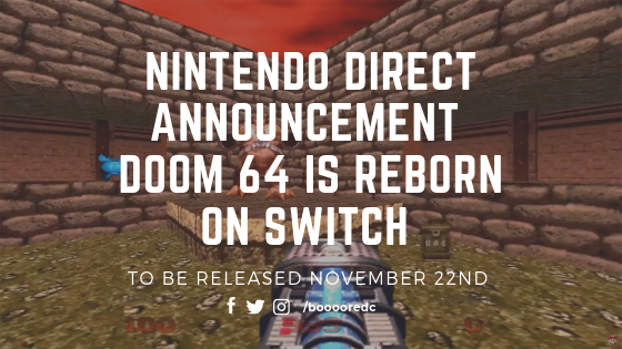 Nintendo Direct Announcement – Doom 64 is back on the Switch