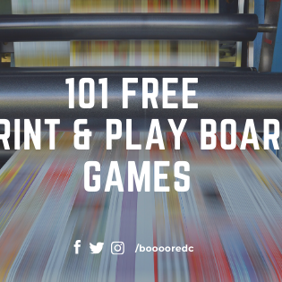 101 Free Print and play board games