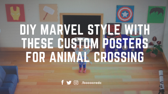 DIY Marvel Style With these Custom Posters for Animal Crossing