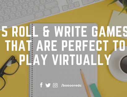 5 Roll & Write Games that are Perfect to Play Virtually