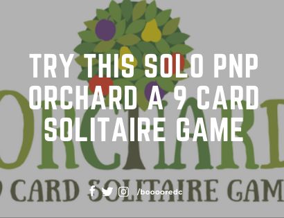 Try This Solo PnP Orchard a 9 card Solitaire Game