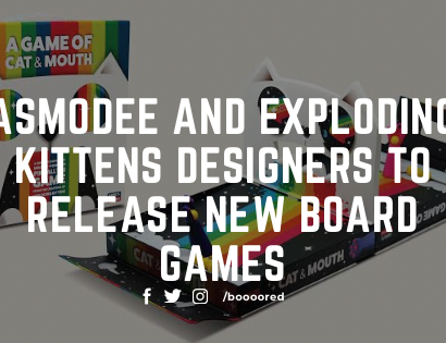 Asmodee and exploding kittens designers to release new board games